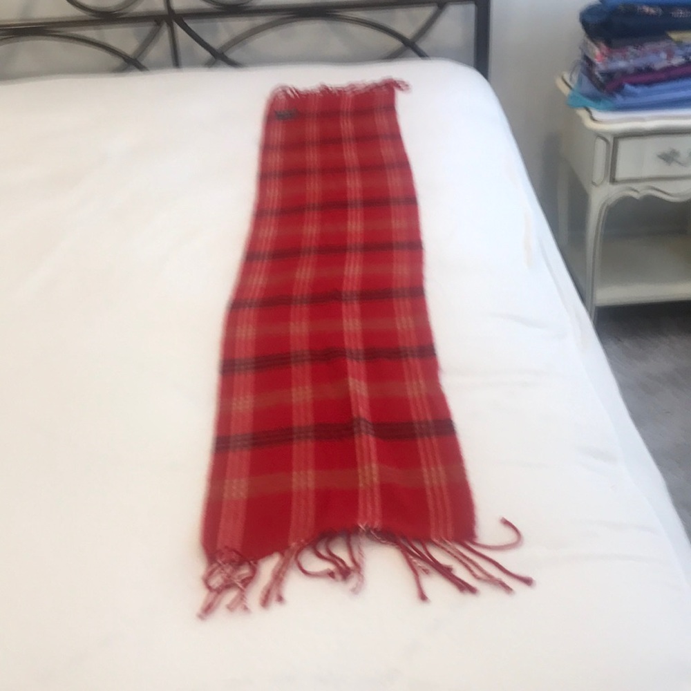 Red Plaid Scarf